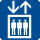 一般用のエレベーターがある事を表したアイコン